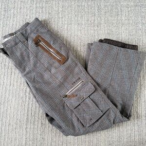 Orage Women's Gray Plaid Snow Pants - size M
